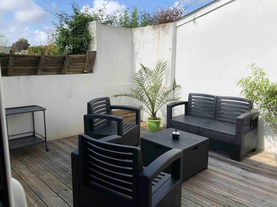 Maison De Ville Conviviale Avec Terrasse لانستير المظهر الخارجي الصورة